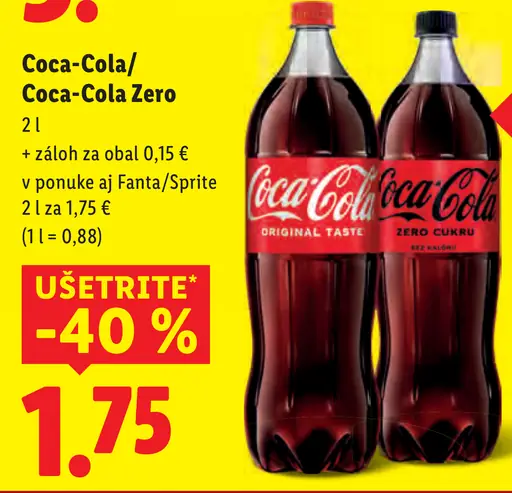 Coca-Cola/Cola Zero/Fanta