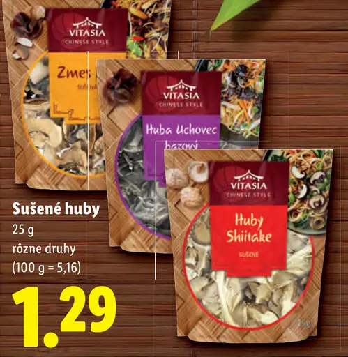 Vitasia Sušené huby
