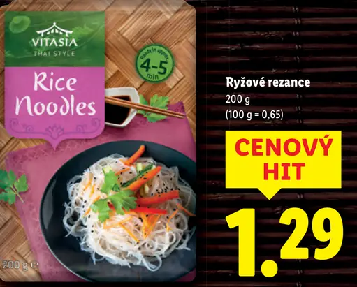 Vitasia Ryžové rezance