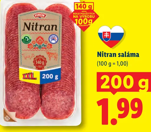 Nitran saláma