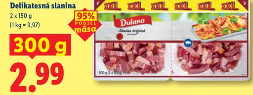 Dulano Delikatesná slanina