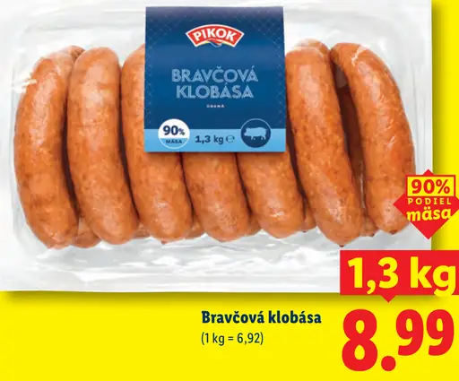 Pikok Bravčová klobása