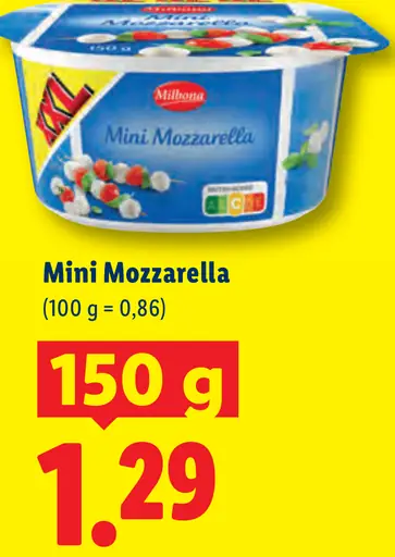 Milbona Mini Mozzarella