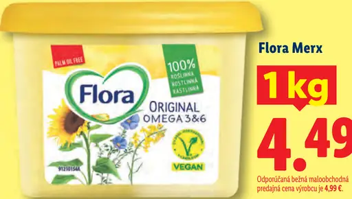 Flora Merx Flora Original Omega 3 & 6
