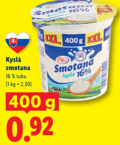 Pilos Kyslá smotana