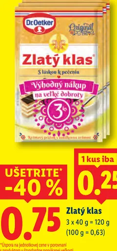Dr. Oetker Zlatý klas