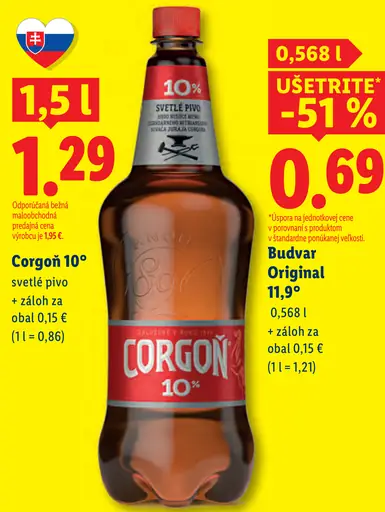 Corgoň 10°