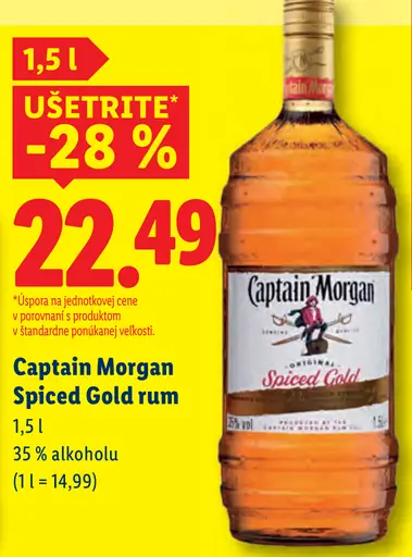 Captain Morgan Spiced Gold rum