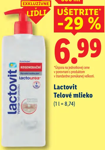 Lactovit Telové mlieko