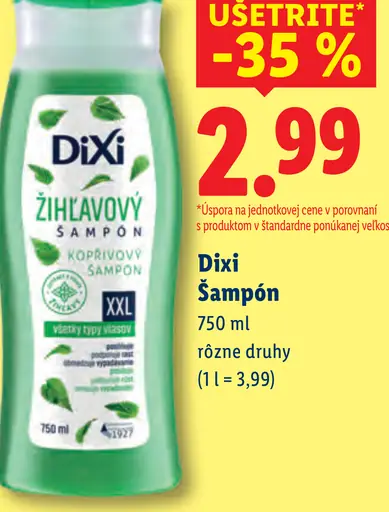 Dixi Žihľavový šampón