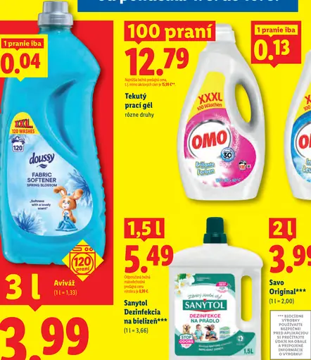 OMO Tekutý prací gél Brillante Farben