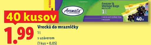 Aromata Vrecká do mrazničky