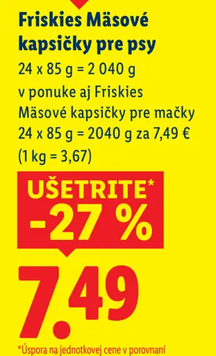 Friskies kapsičky pre psy