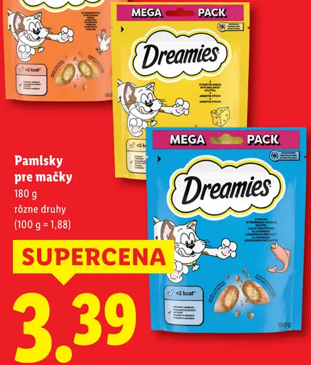 Dreamies pochúťka pre mačky