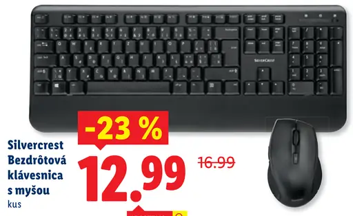 Silvercrest Bezdrôtová klávesnica s myšou