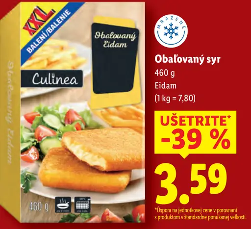 Culinea Obalovaný Eidam