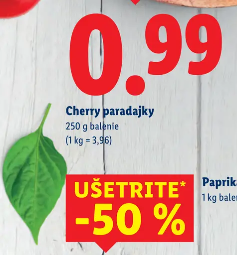 Paradajky cherry strapcové