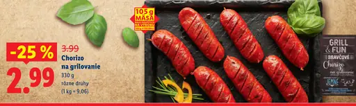Grill & Fun Chorizo na grilovanie