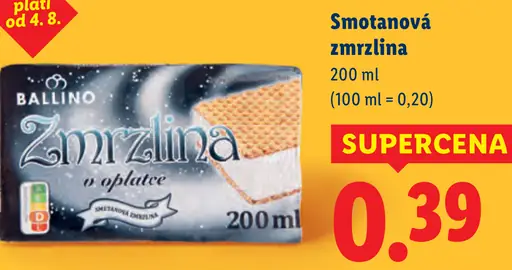 Ballino Smotanová zmrzlina