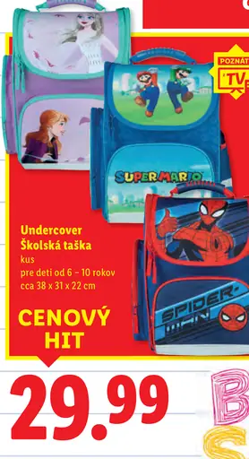 Undercover Školská taška