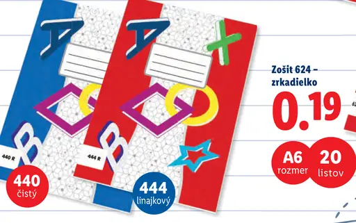 Zošit 440 čistý