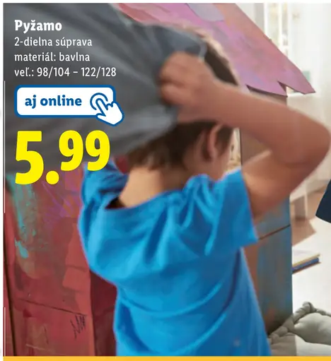 Chlapčenské pyžamo