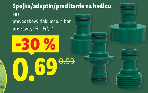 Spojka/adaptér/predĺženie na hadicu