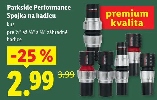 Parkside Performance Spojka na hadicu