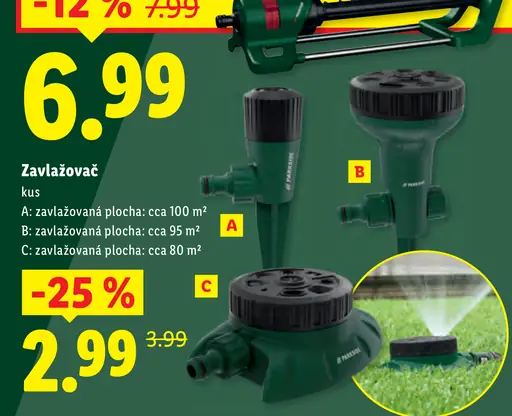 Parkside zavlažovač