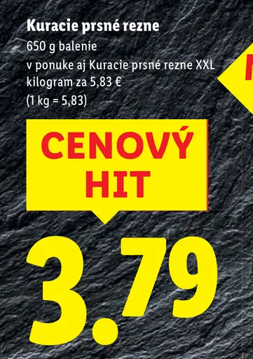Kuracie prsia rezne