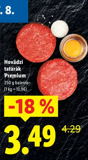 Hovädzí tatarák Premium