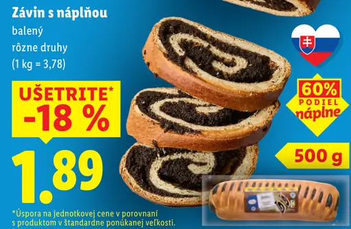 Závin s náplňou