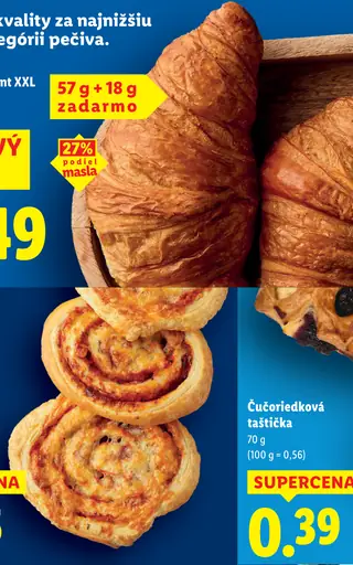 Maslový croissant