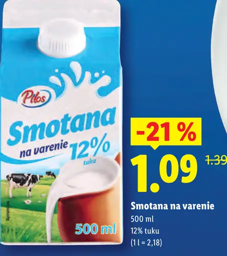 Pilos Smotana na varenie