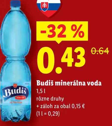 Budiš minerálna voda