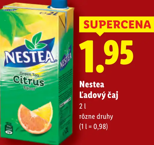 Nestea Ľadový čaj s príchuťou broskyne