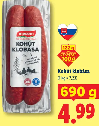 Mecom Kohút klobása