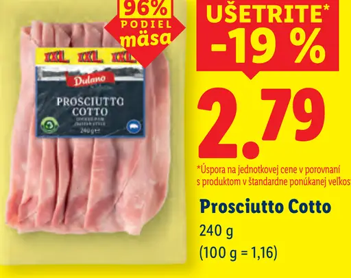 Dulano Prosciutto Cotto