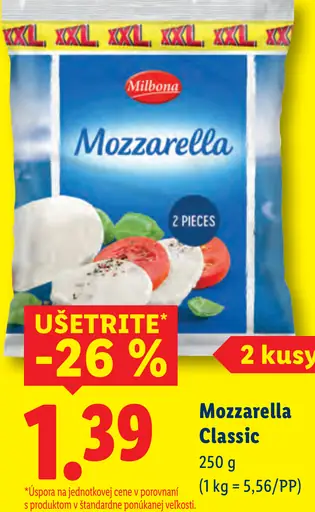 Milbona Mozzarella Classic