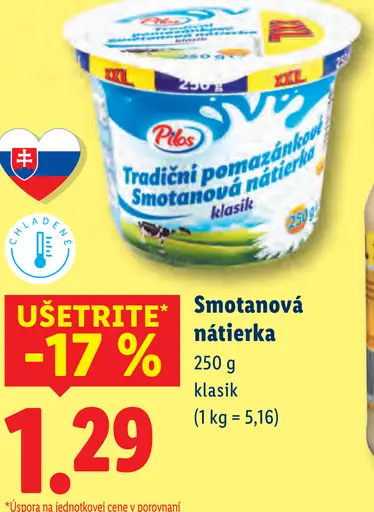 Pilos Smotanová nátierka