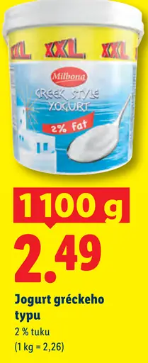 Milbona Jogurt gréckeho typu