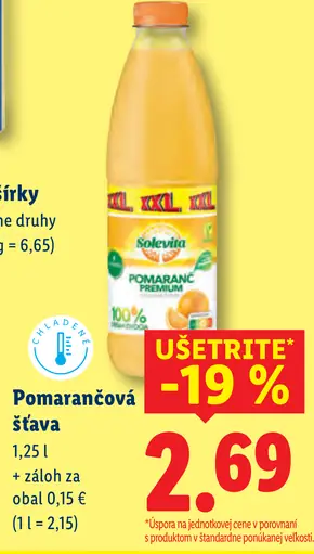 Solvena Pomarančová šťava