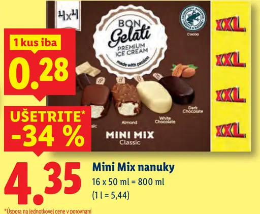 Bon Gelati Mini Mix nanuky