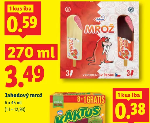Mrož Jahodový mrož