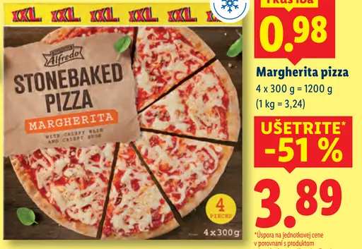 Alfredo Margherita pizza