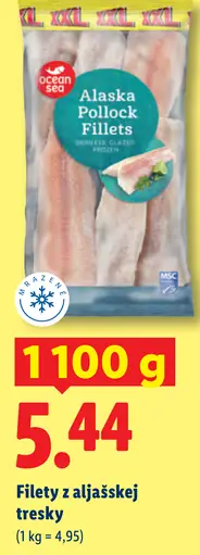 Ocean Sea Filety z aljašskej tresky obalované