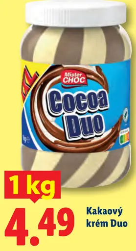 Kakaový krém Duo