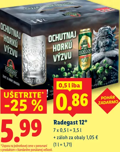Radegast plechovka