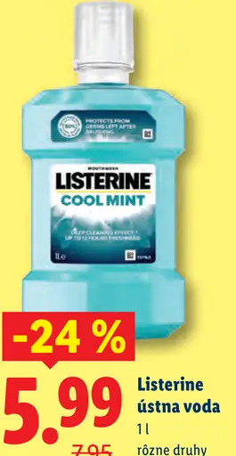 Listerine ústna voda