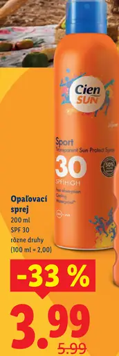 Cien Sun Sport Transparent Sun Protect Spray